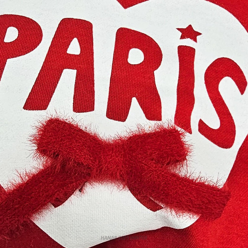 Hanab - Korean Children Fashion - #kidsshorts - Paris Heart Set - 8