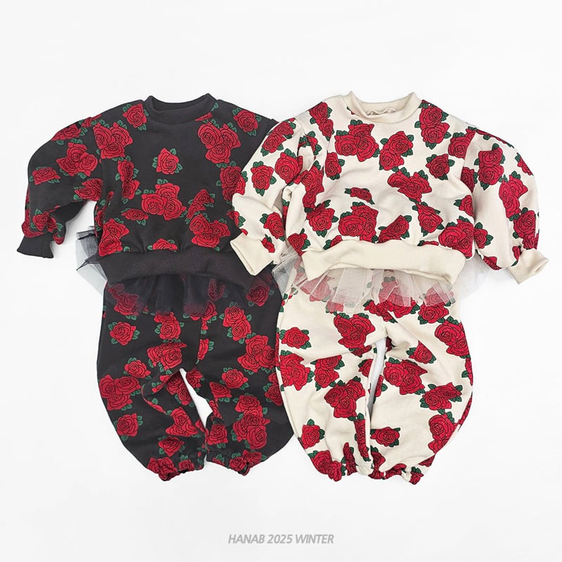 Hanab - Korean Children Fashion - #minifashionista - Lace Rose Set