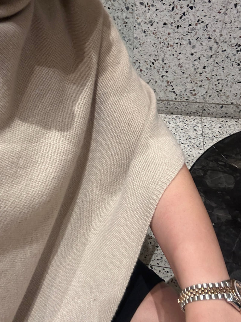 Have - Korean Women Fashion - #momslook - Turtle Neck Square Cape - 11