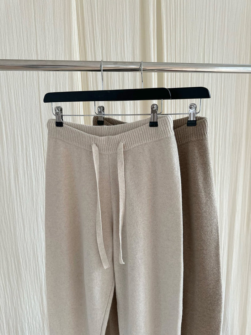 Have - Korean Women Fashion - #momslook - Cell Knit Jogger Pants - 3