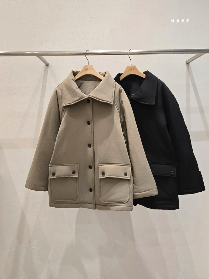 Have - Korean Women Fashion - #momslook - Amour Bonding Padding Jacket