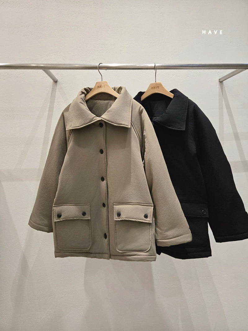 Have - Korean Women Fashion - #momslook - Amour Bonding Padding Jacket - 3