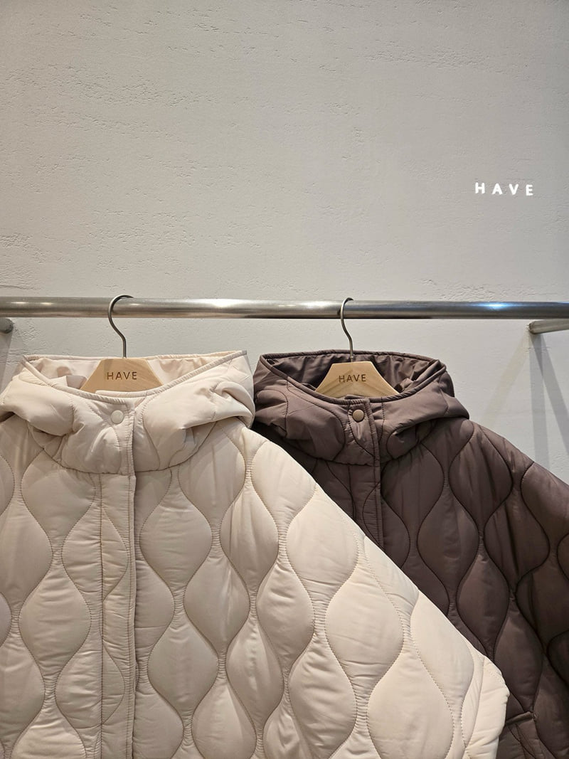 Have - Korean Women Fashion - #womensfashion - Hooded Padding Poncho - 4
