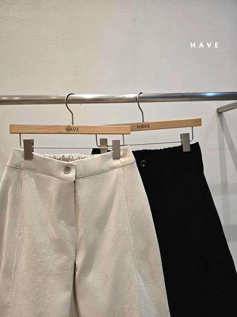 Have - Korean Women Fashion - #momslook - Merry Stretch Corduroy Pants - 3