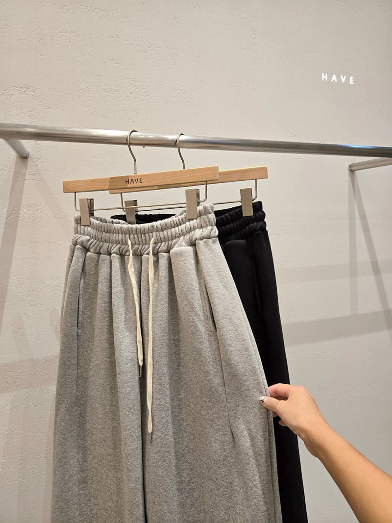 Have - Korean Women Fashion - #momslook - Fleece Banding Seam Pants - 3