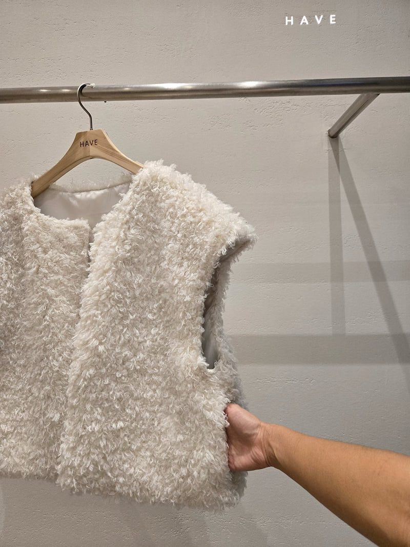 Have - Korean Women Fashion - #momslook - Dew Wool Vest - 2