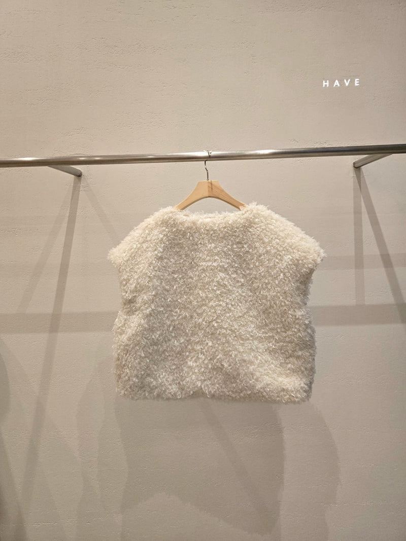Have - Korean Women Fashion - #momslook - Dew Wool Vest - 5