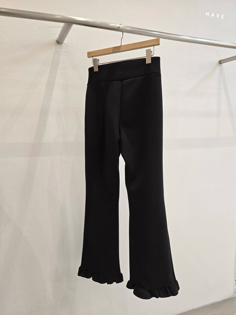 Have - Korean Women Fashion - #momslook - Ponte Frill Pants - 7