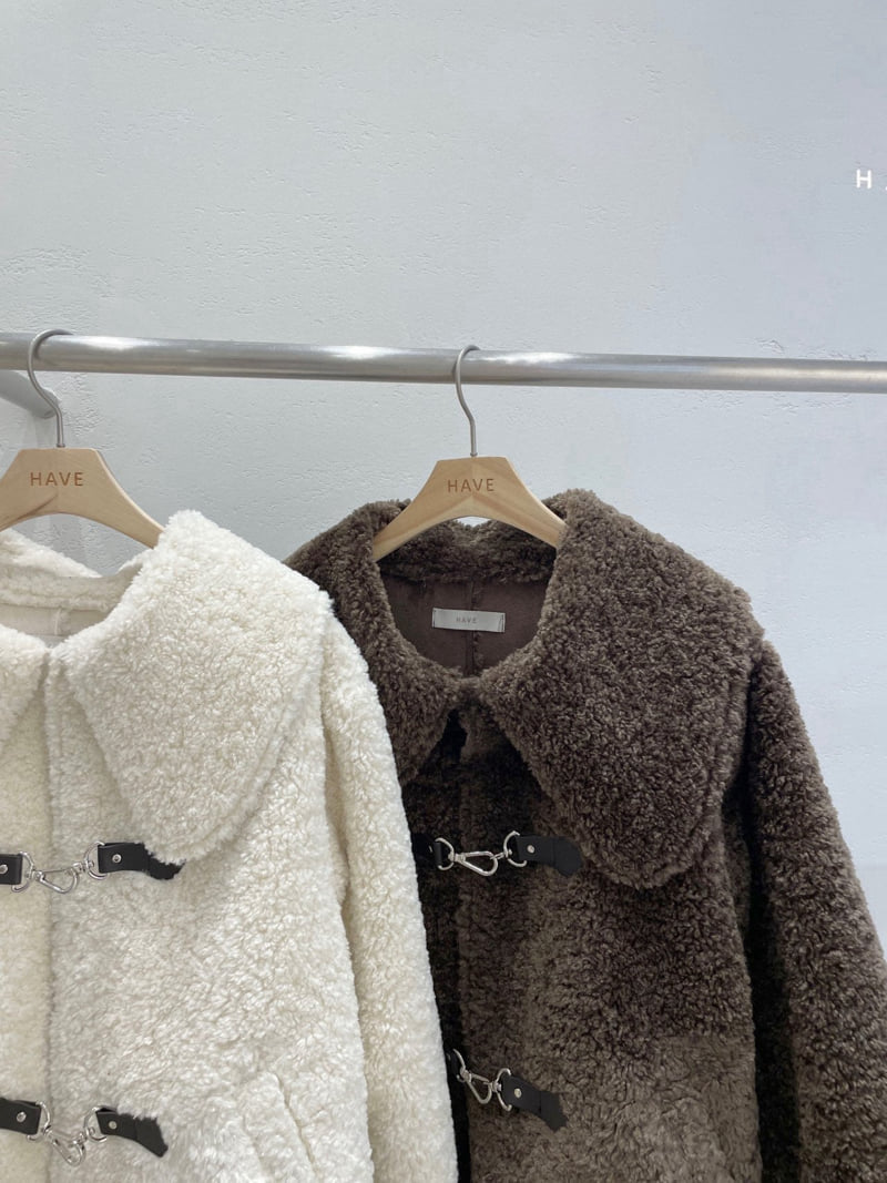 Have - Korean Women Fashion - #pursuepretty - Big Collar Shearling Jacket - 5