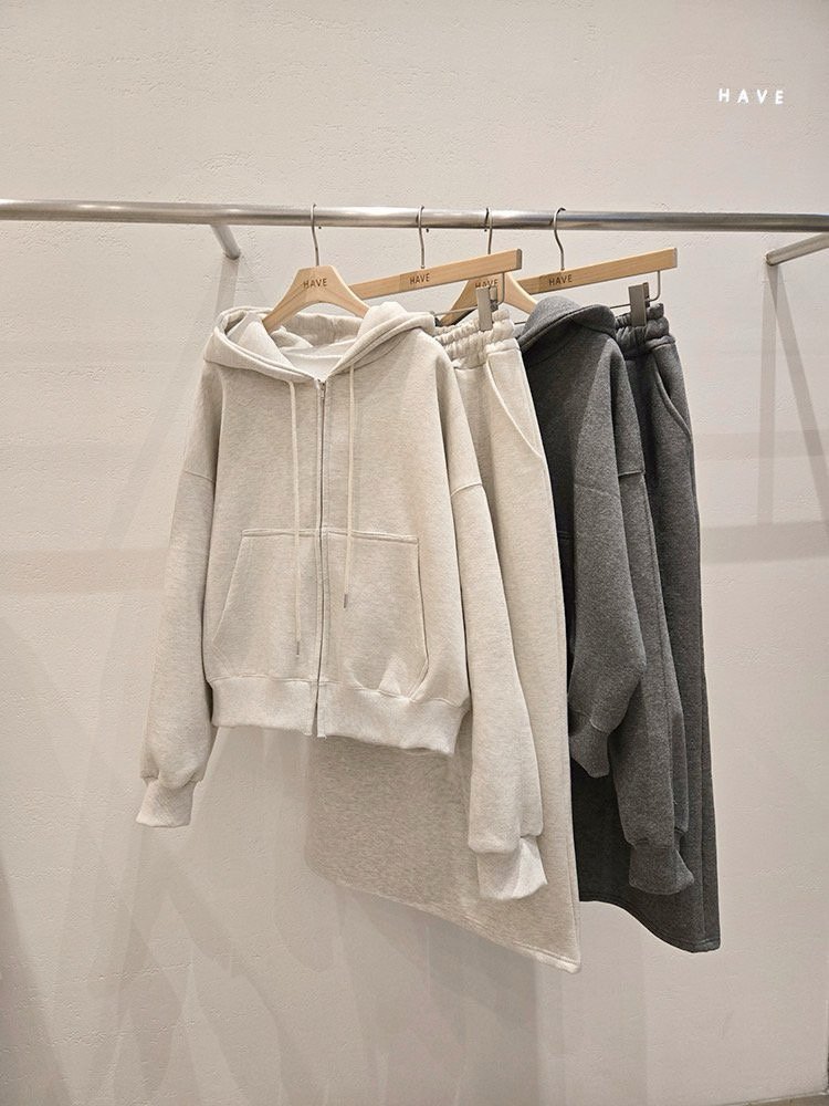 Have - Korean Women Fashion - #pursuepretty - Hooded Skirt Set - 2