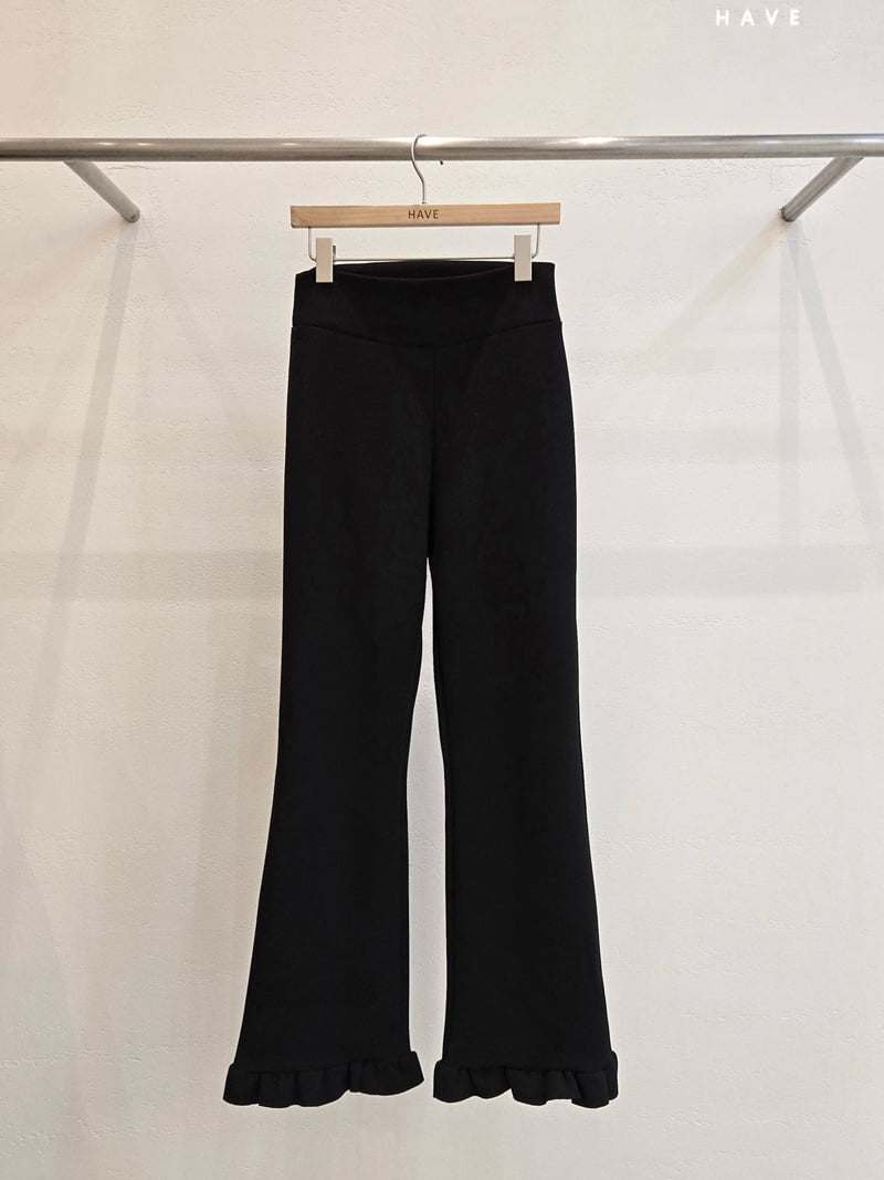 Have - Korean Women Fashion - #shopsmall - Ponte Frill Pants - 2