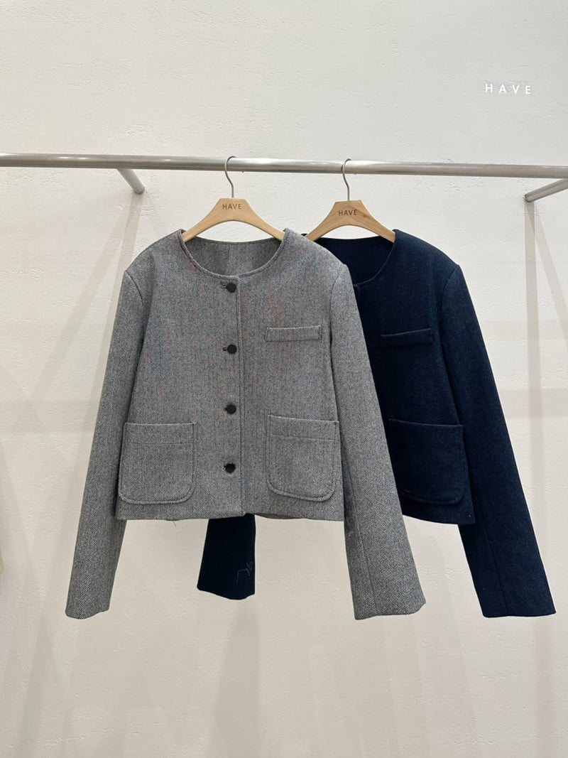 Have - Korean Women Fashion - #thelittlethings - Laon Herringbone Jacket
