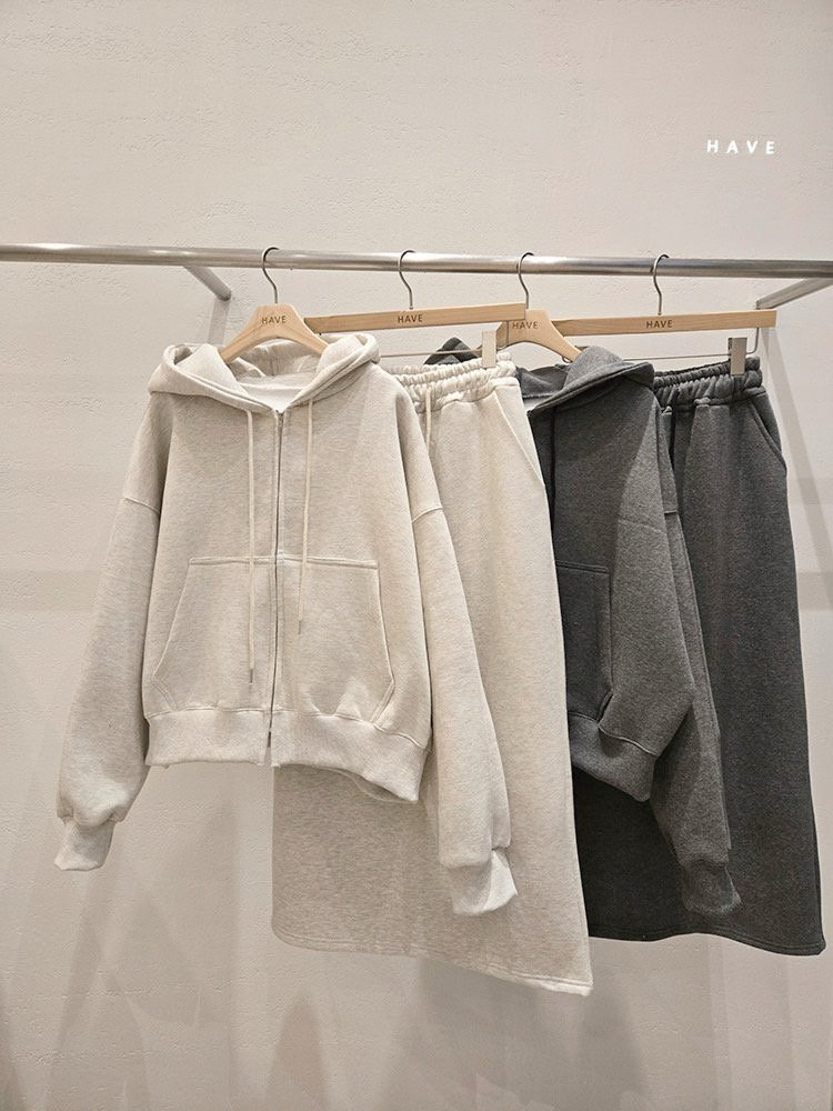 Have - Korean Women Fashion - #vintagekidsstyle - Hooded Skirt Set