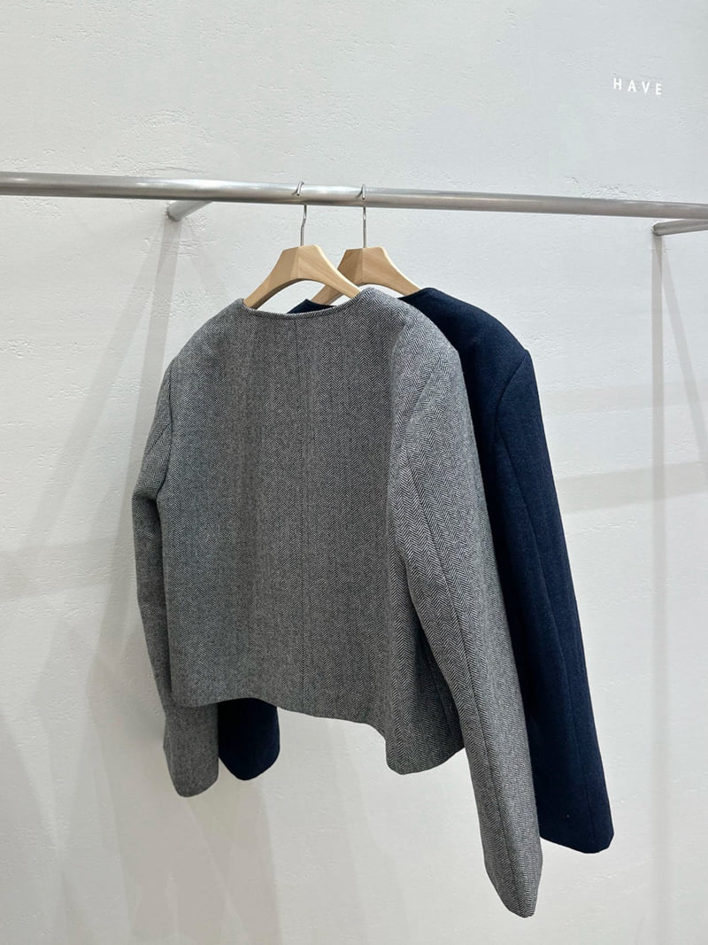 Have - Korean Women Fashion - #womensfashion - Laon Herringbone Jacket - 7