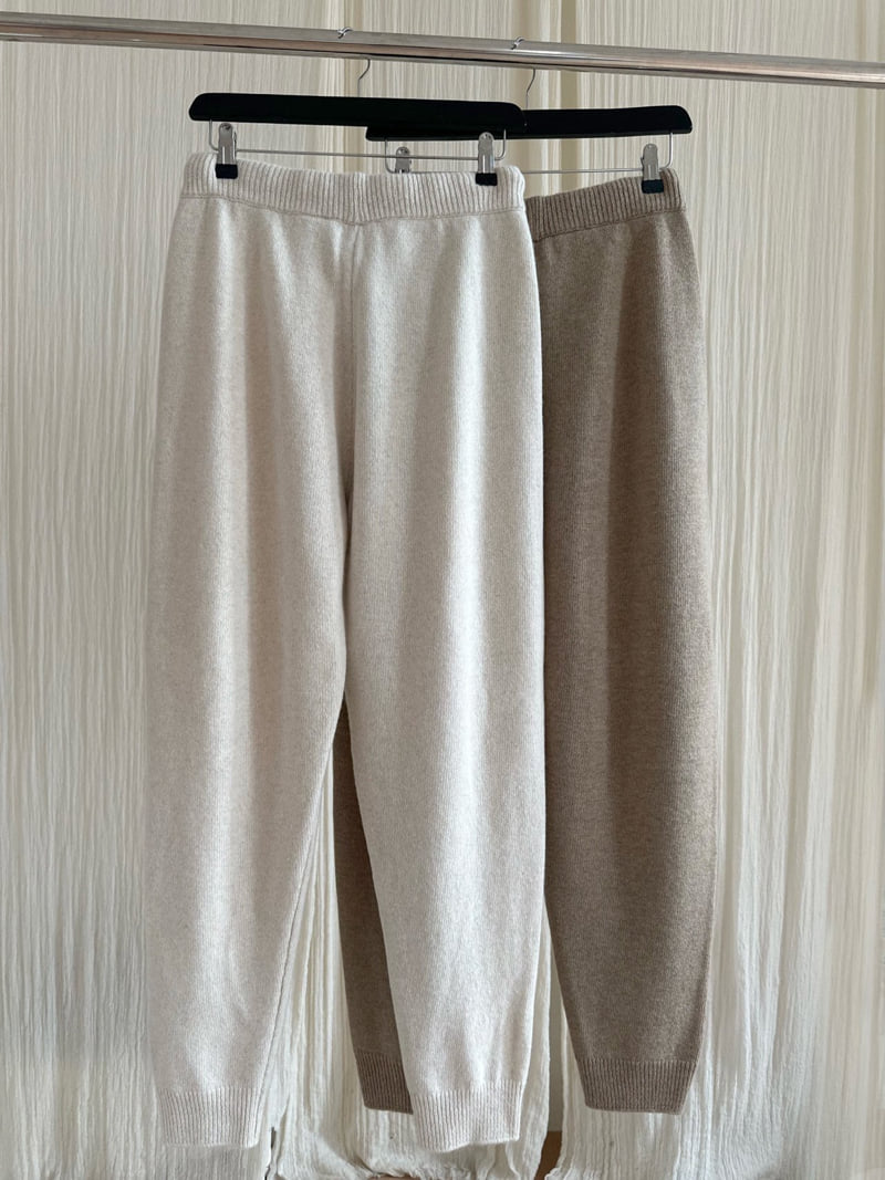 Have - Korean Women Fashion - #momslook - Cell Knit Jogger Pants - 4