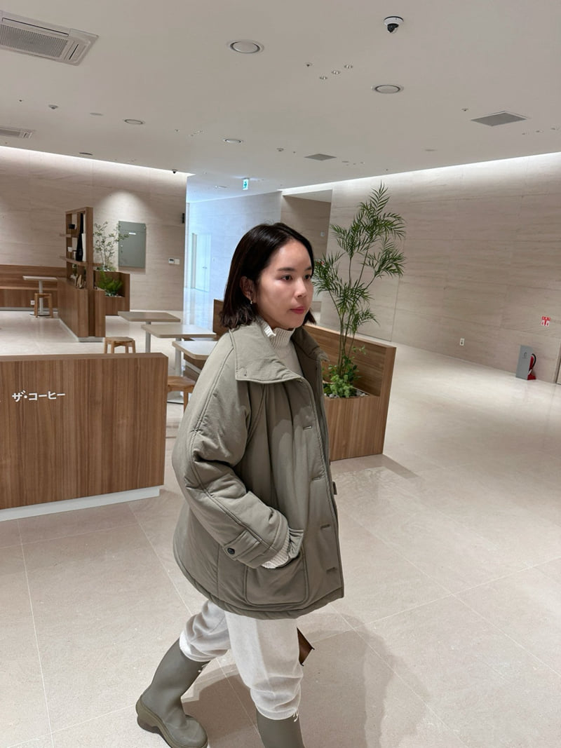 Have - Korean Women Fashion - #womensfashion - Amour Bonding Padding Jacket - 10