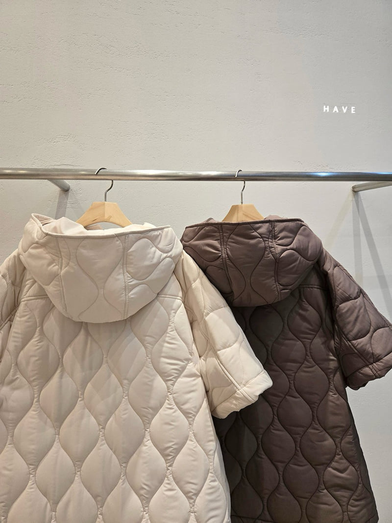 Have - Korean Women Fashion - #womensfashion - Hooded Padding Poncho - 9