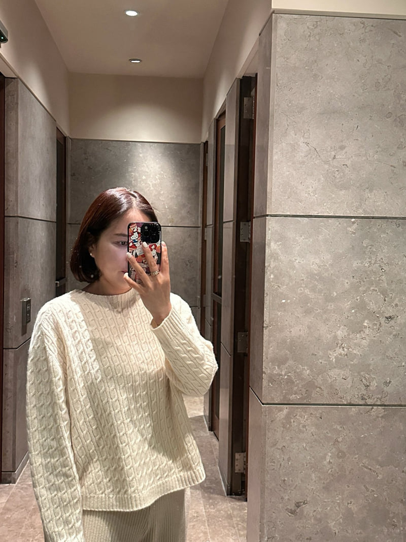Have - Korean Women Fashion - #womensfashion - Cable Wholegarment Knit - 11