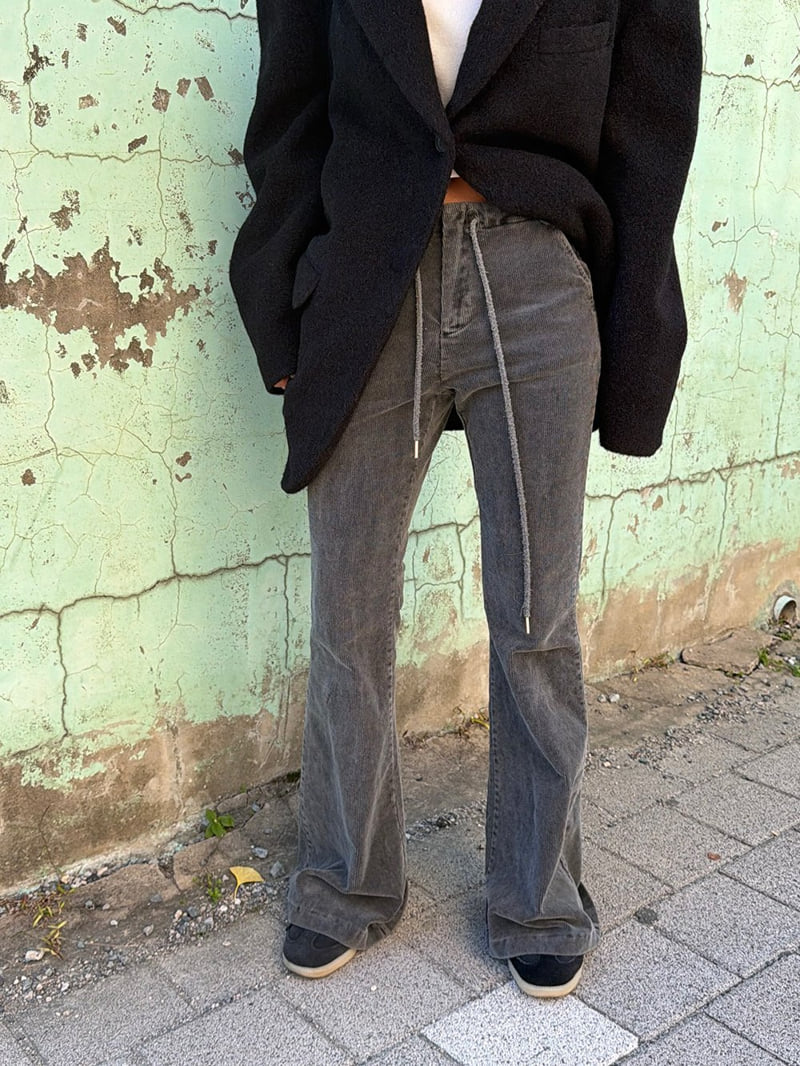 Heil - Korean Women Fashion - #momslook - Pigment Corduroy Pants