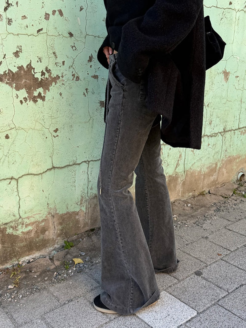 Heil - Korean Women Fashion - #momslook - Pigment Corduroy Pants - 3