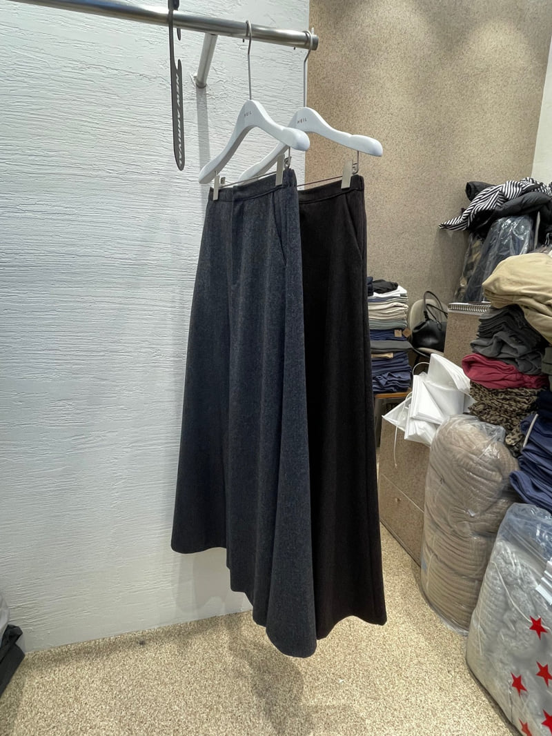 Heil - Korean Women Fashion - #momslook - Herringbone Maxi Skirt