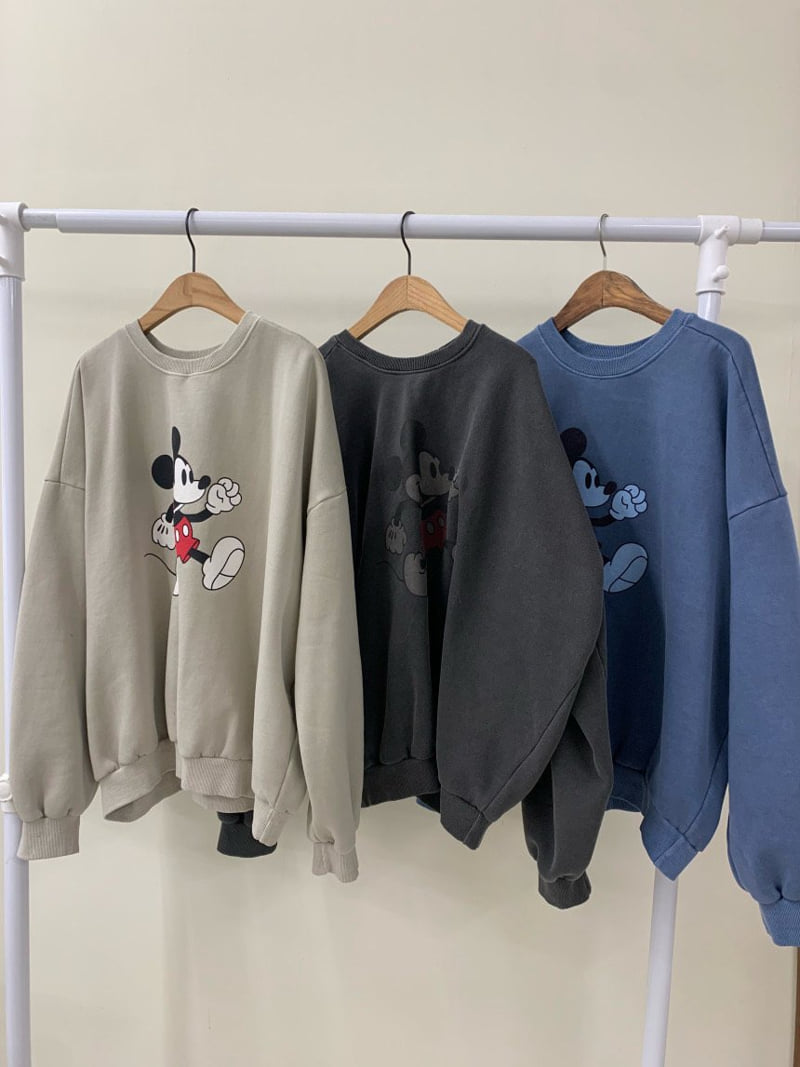 Heil - Korean Women Fashion - #momslook - Pigment Winter M Fleece Sweatshirt - 7