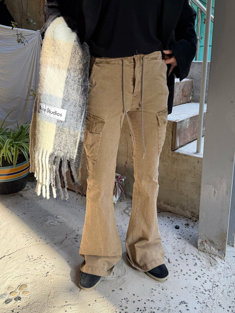 Heil - Korean Women Fashion - #momslook - Pigment Cargo Bootcut Pants - 9