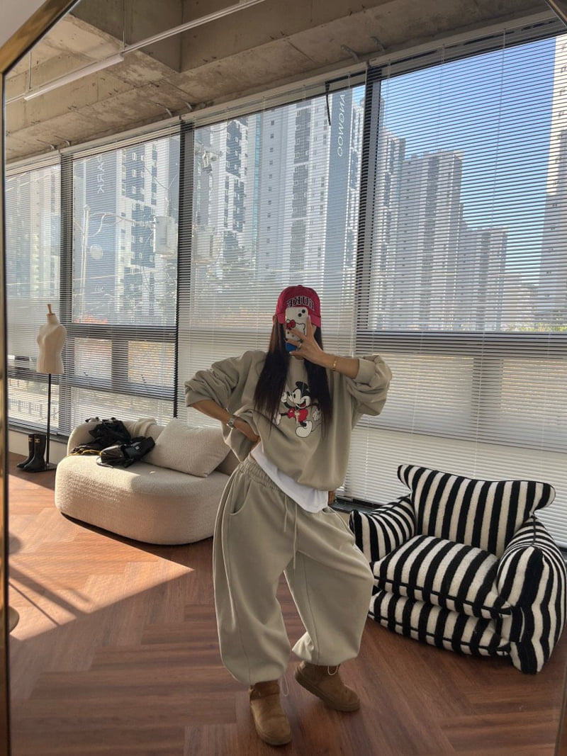 Heil - Korean Women Fashion - #restrostyle - Pigment Winter Fleece Pants - 3