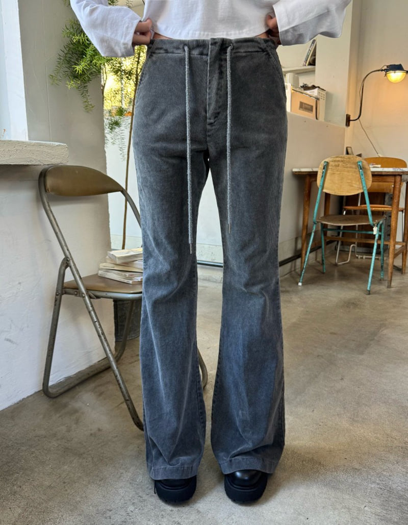 Heil - Korean Women Fashion - #womensfashion - Pigment Corduroy Pants - 12