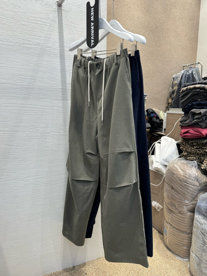 Heil - Korean Women Fashion - #womensfashion - Peach Pintuck Pants