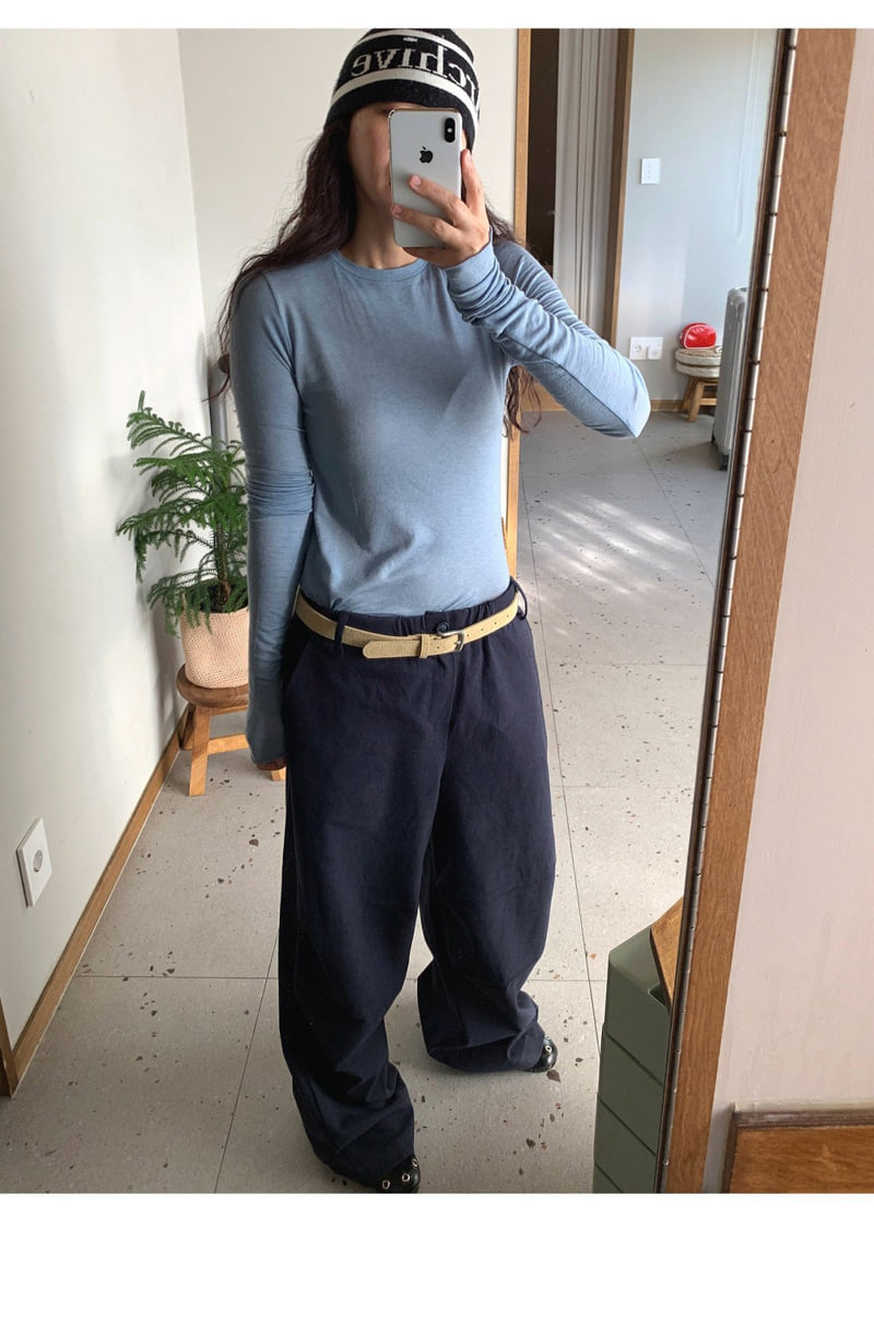 Heil - Korean Women Fashion - #womensfashion - Merino Wool Tee - 2