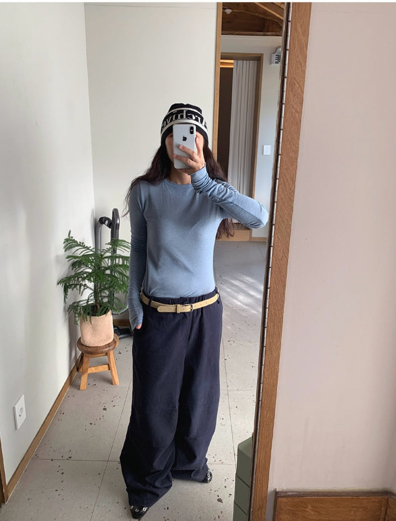 Heil - Korean Women Fashion - #momslook - Merino Wool Tee - 4