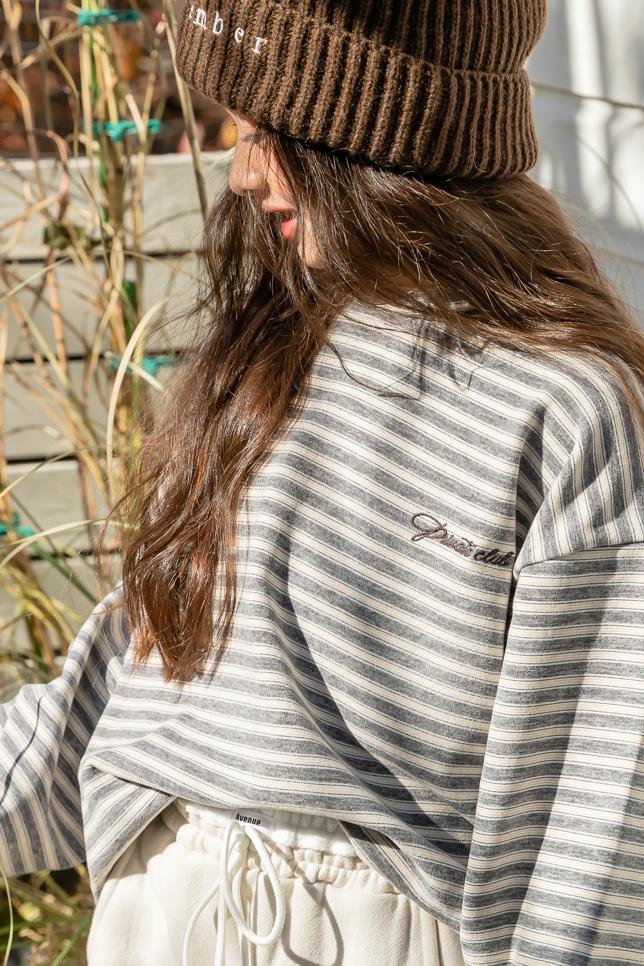 I Love Jesus - Korean Children Fashion - #childrensboutique - Stripe Roten Long Sleeve Tee