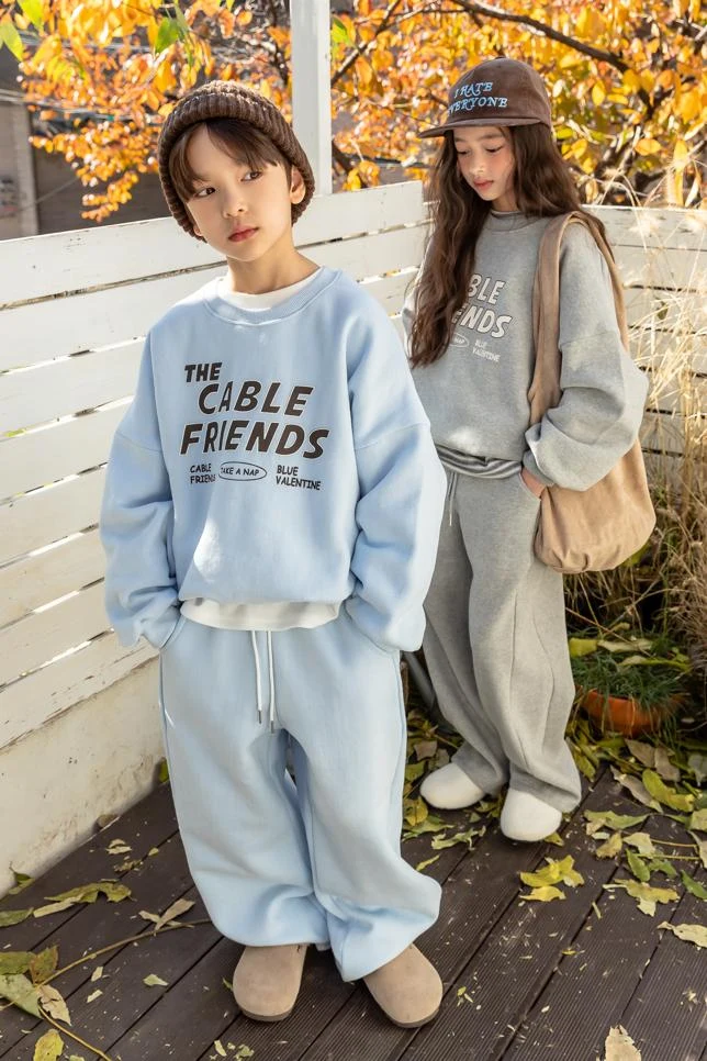 I Love Jesus - Korean Children Fashion - #designkidswear - Cable Sweatshirt - 10