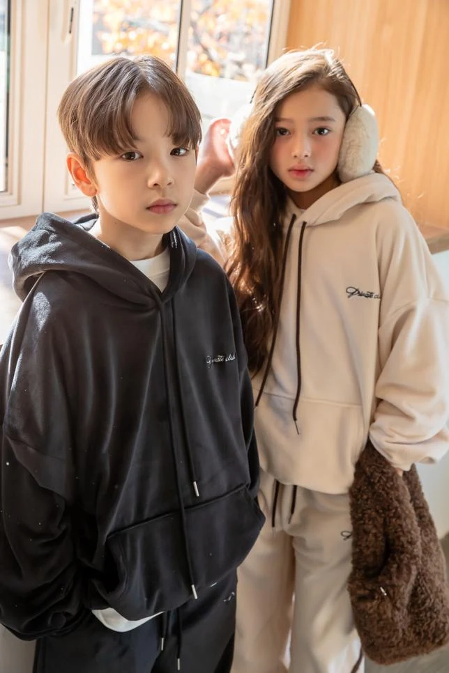 I Love Jesus - Korean Children Fashion - #designkidswear - Warm Ento Hoodie - 5