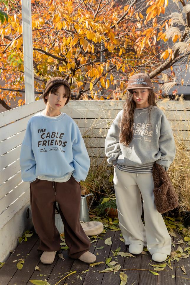 I Love Jesus - Korean Children Fashion - #designkidswear - Fleece Track Pants - 3