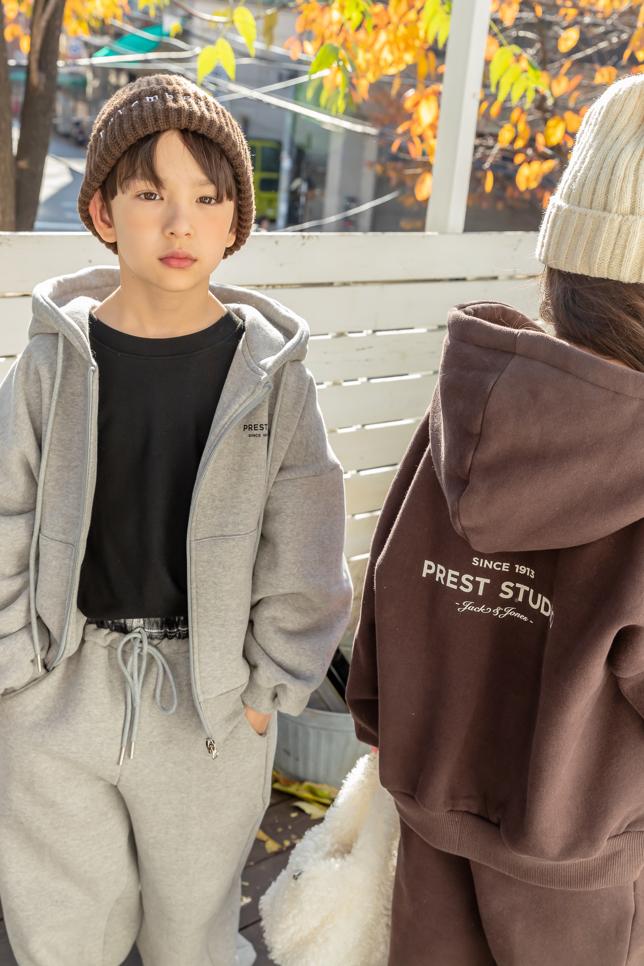 I Love Jesus - Korean Children Fashion - #discoveringself - Track Hood Zip-Up - 5