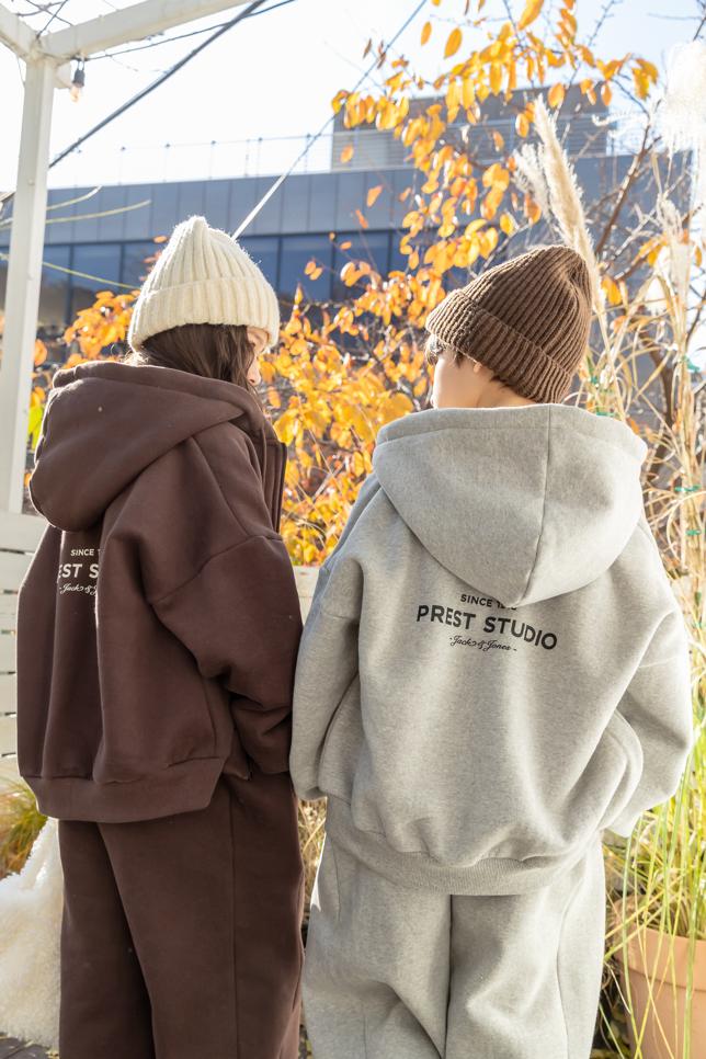 I Love Jesus - Korean Children Fashion - #kidsshorts - Track Hood Zip-Up - 7