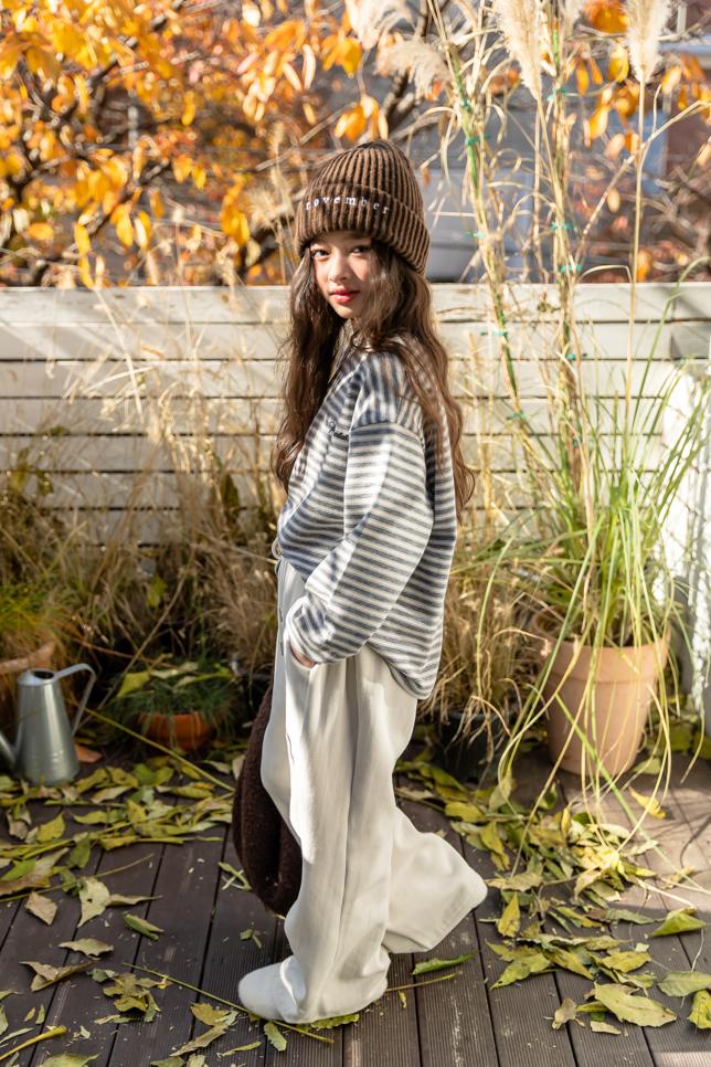 I Love Jesus - Korean Children Fashion - #minifashionista - Stripe Roten Long Sleeve Tee - 11