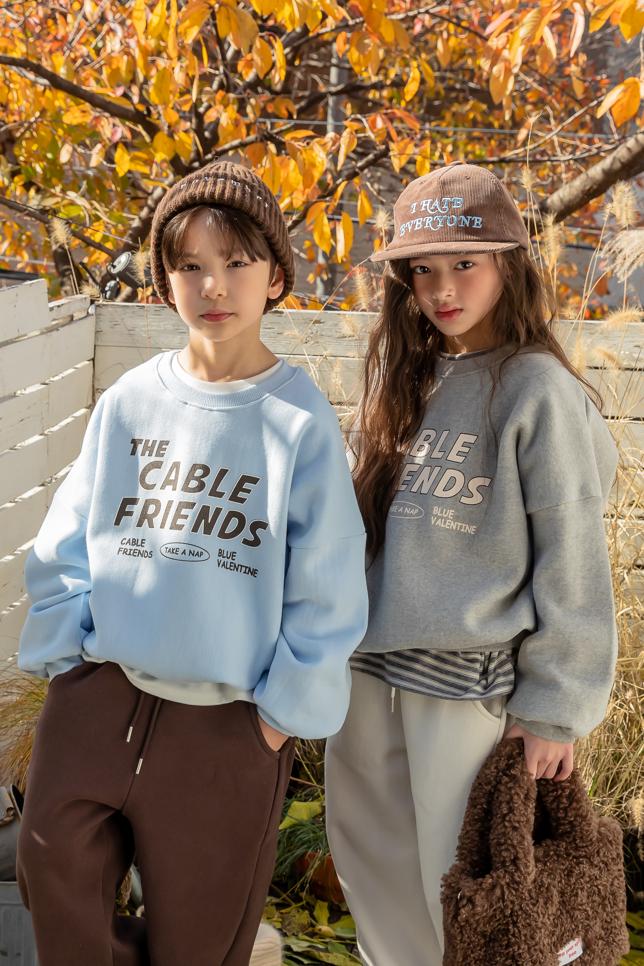 I Love Jesus - Korean Children Fashion - #todddlerfashion - Cable Sweatshirt - 5