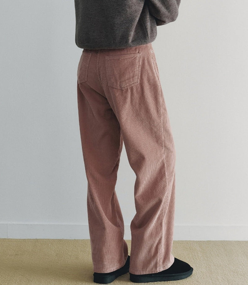 I'm here - Korean Women Fashion - #momslook - 638 Corduroy Straight Pants - 12