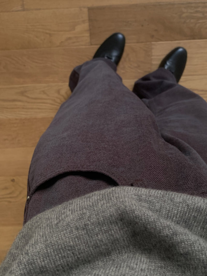 I'm here - Korean Women Fashion - #momslook - 646 Fleece Cotton Wide Pants - 12