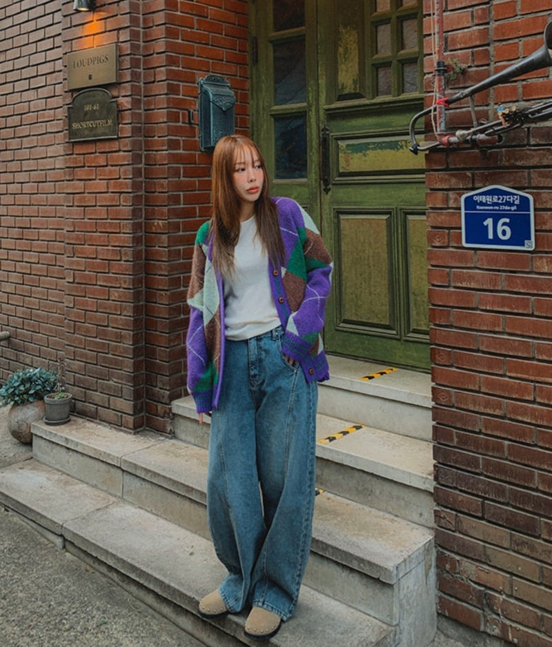I'm here - Korean Women Fashion - #momslook - 895 Panel Round Wide Pants - 8