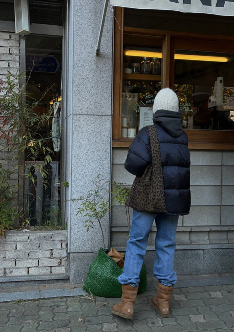 I'm here - Korean Women Fashion - #momslook - 809 All Brush Washed Straight Denim Pants - 3