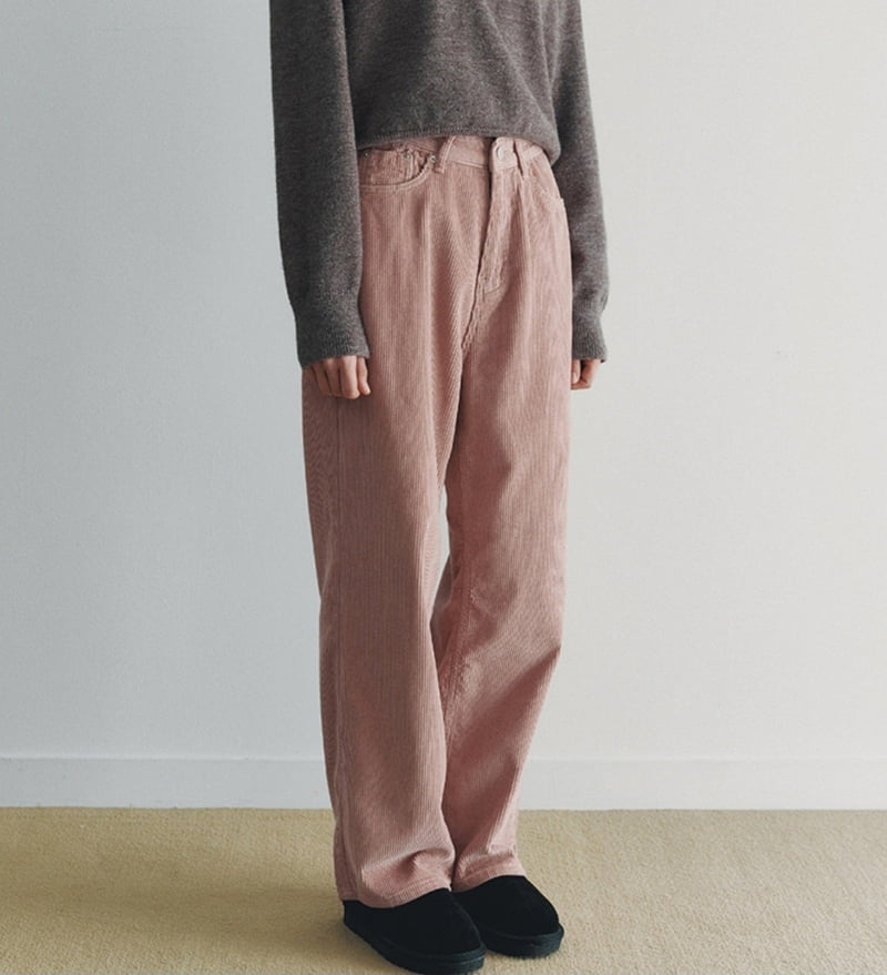 I'm here - Korean Women Fashion - #thelittlethings - 638 Corduroy Straight Pants - 11