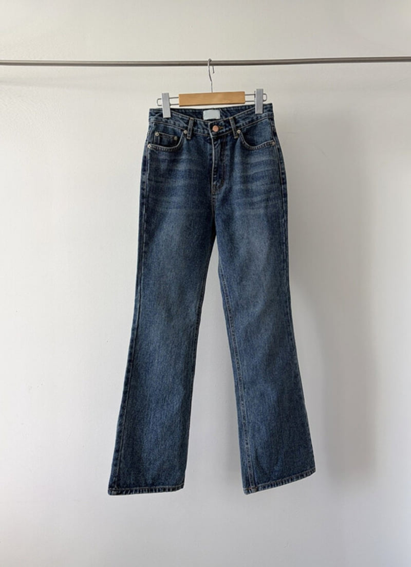 I'm here - Korean Women Fashion - #womensfashion - 561 Brushed Bootcut Denim Pants - 8