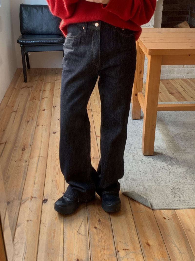 I'm here - Korean Women Fashion - #womensfashion - 901 Fleece Non Fade Bootcut Denim Pants - 11