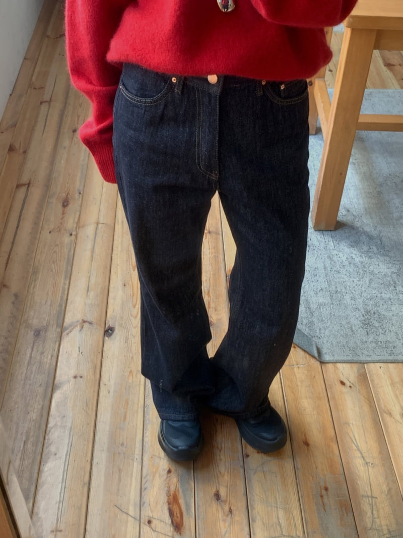 I'm here - Korean Women Fashion - #womensfashion - 901 Fleece Non Fade Bootcut Denim Pants - 7
