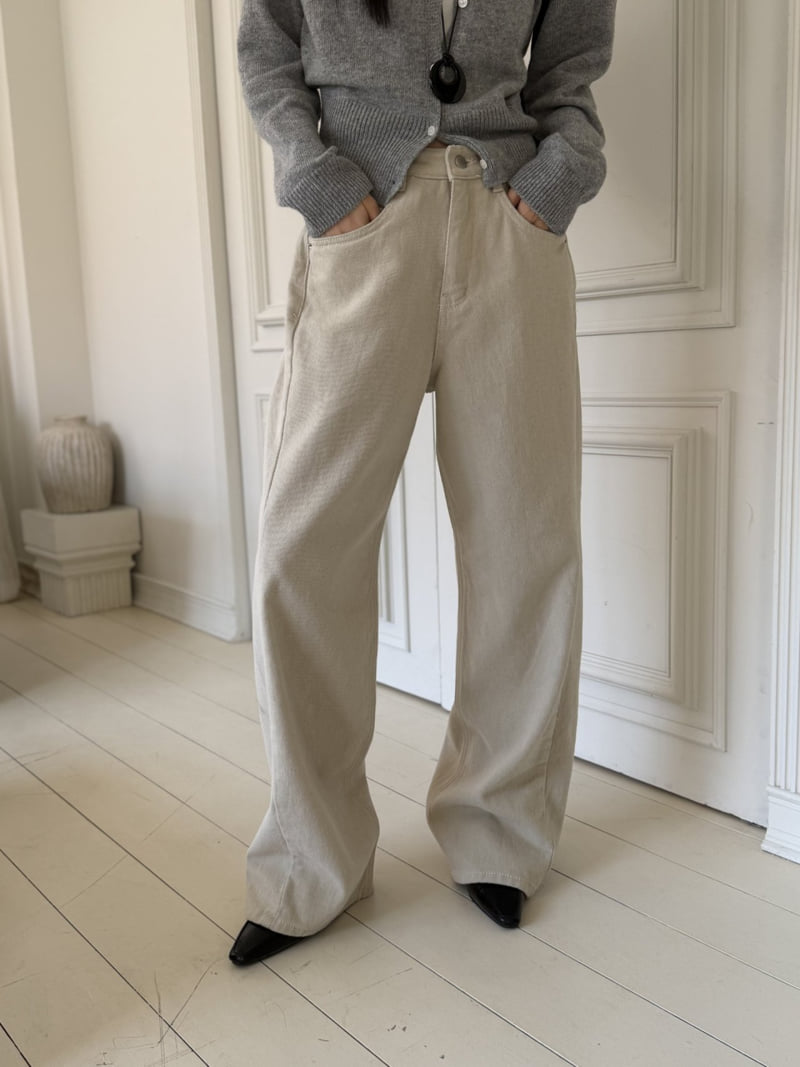 I'm here - Korean Women Fashion - #womensfashion - 647 Fleece Cotton Curve Jeans - 11