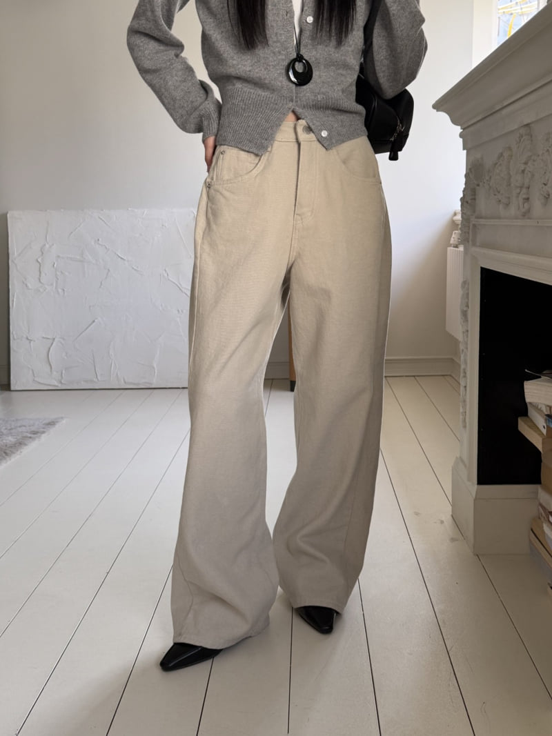 I'm here - Korean Women Fashion - #womensfashion - 647 Fleece Cotton Curve Jeans - 5